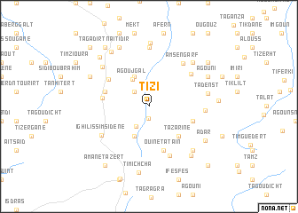 map of Tizi