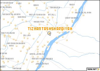 map of Tizmant ash Sharqīyah