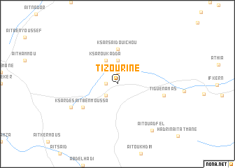 map of Tizourine