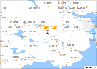 map of Tjärnsjö