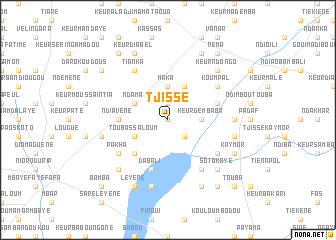 map of Tjissé
