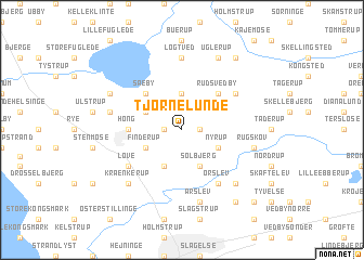 map of Tjørnelunde