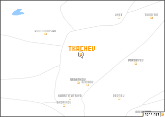map of Tkachëv