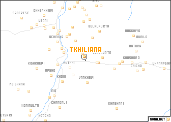 map of T\