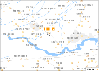 map of Tkviri