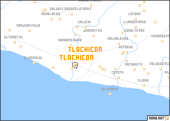 map of Tlachicón