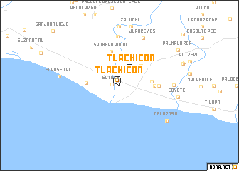 map of Tlachicón