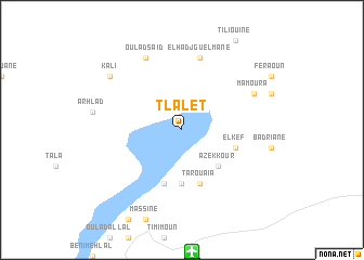 map of Tlalet