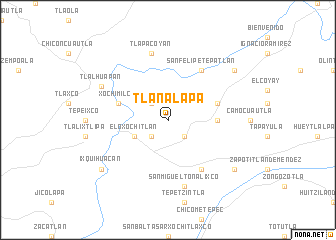 map of Tlanalapa