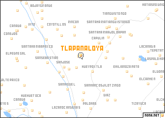 map of Tlapanaloya