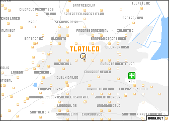 map of Tlatilco