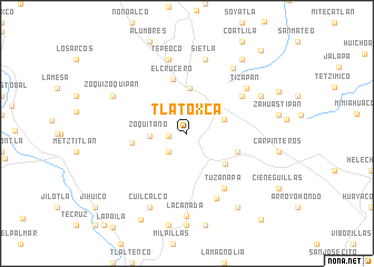 map of Tlatoxca