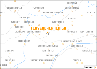 map of Tlayehualancingo