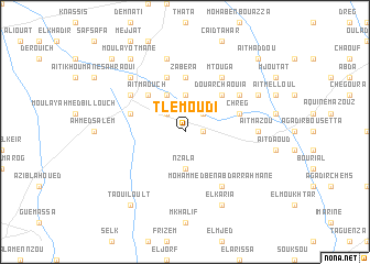 map of Tlemoudi