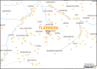 map of Tler Pāind