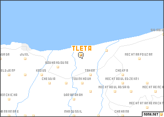 map of Tleta