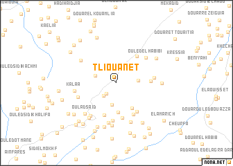 map of Tliouanet