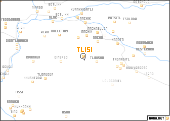 map of Tlisi