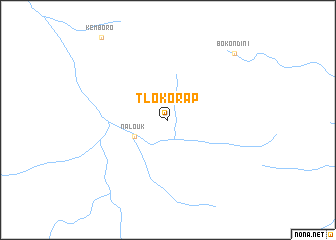 map of Tlokorap