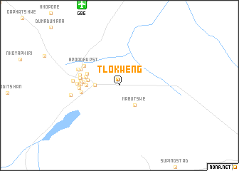 map of Tlokweng