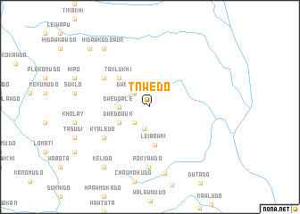 map of Tnwedo