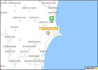 map of Toamasina