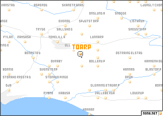 map of Toarp