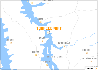 map of Tobaccoport