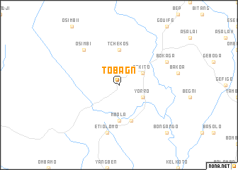 map of Tobagn