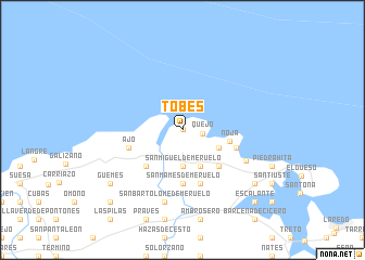 map of Tobes