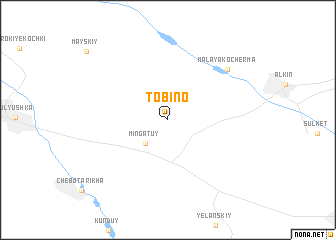 map of Tobino