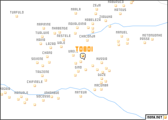 map of Toboi