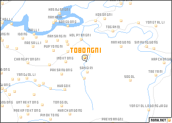 map of Tobong-ni