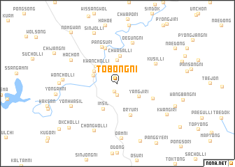 map of Tobong-ni