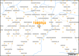 map of Tobongu