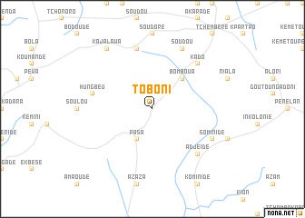 map of Toboni