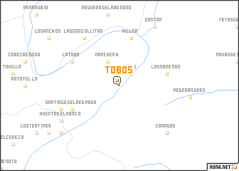 map of Tobos