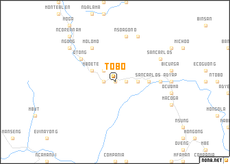 map of Tobo