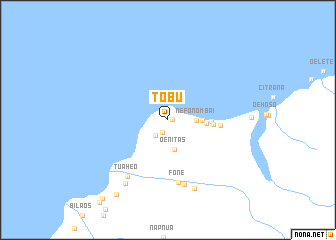 map of Tobu