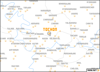 map of Toch\