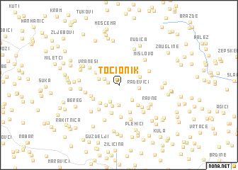 map of Točionik