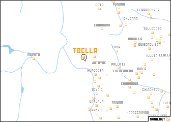 map of Toclla