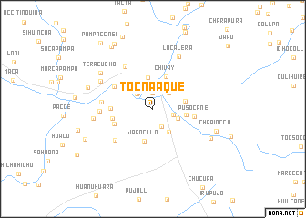 map of Tocna Aque