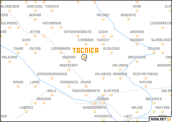 map of Točnica