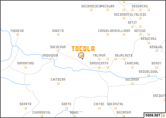 map of Tocolá