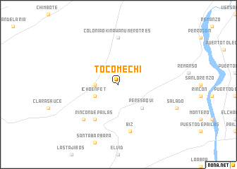 map of Tocomechi