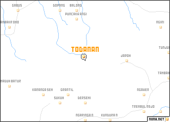 map of Todanan