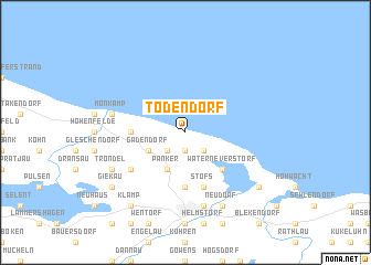 map of Todendorf