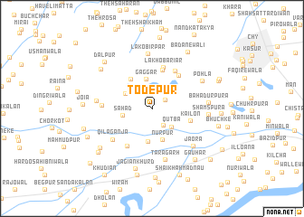 map of Todepur