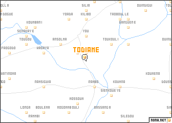 map of Todiame